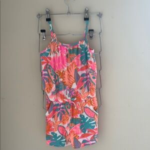 Tropical Print Kids Romper